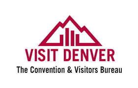 Visit Denver logo, The Convention & Visitors Bureau